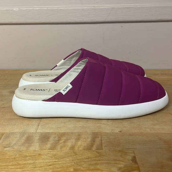 TOMS Alpargata Mallow Mule slip on casual mules in magenta women’s size 9 - Picture 2 of 16